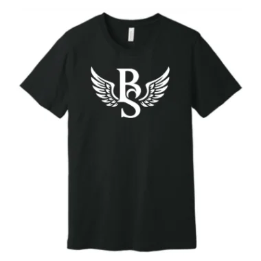 Brock Logo Vintage Black Tee